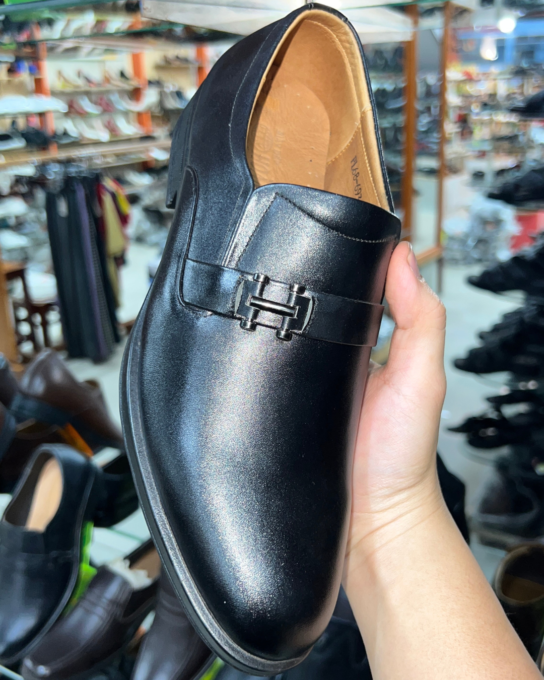 Giày tây da bò trơn - TAY060