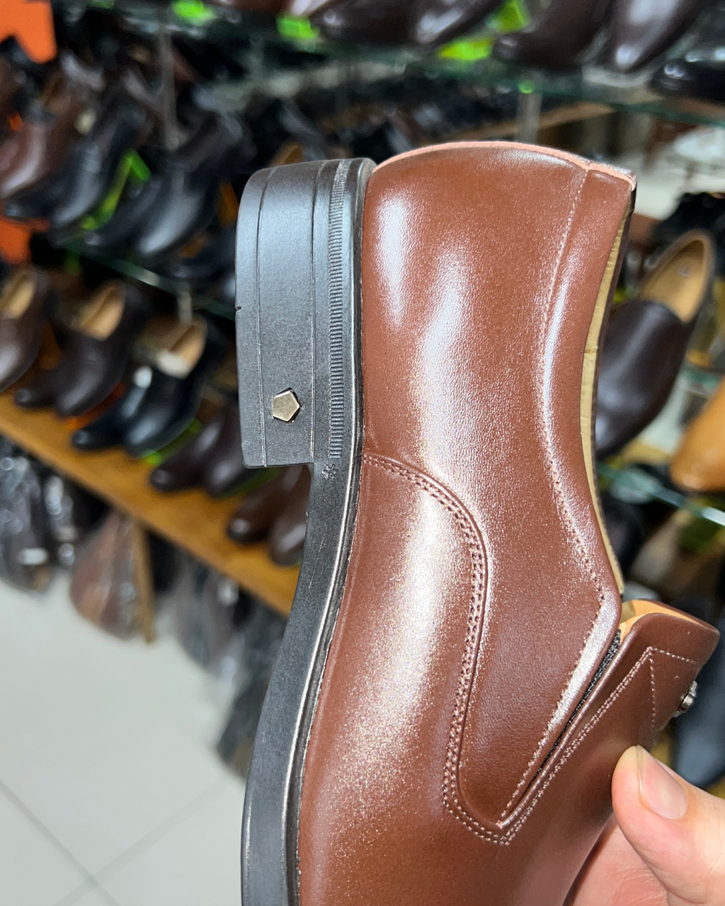 Giày tây da bò trơn - TAY001