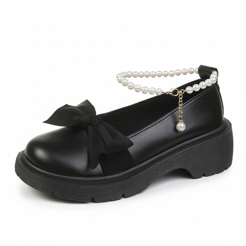 Giày búp bê Lolita lắc chân ngọc