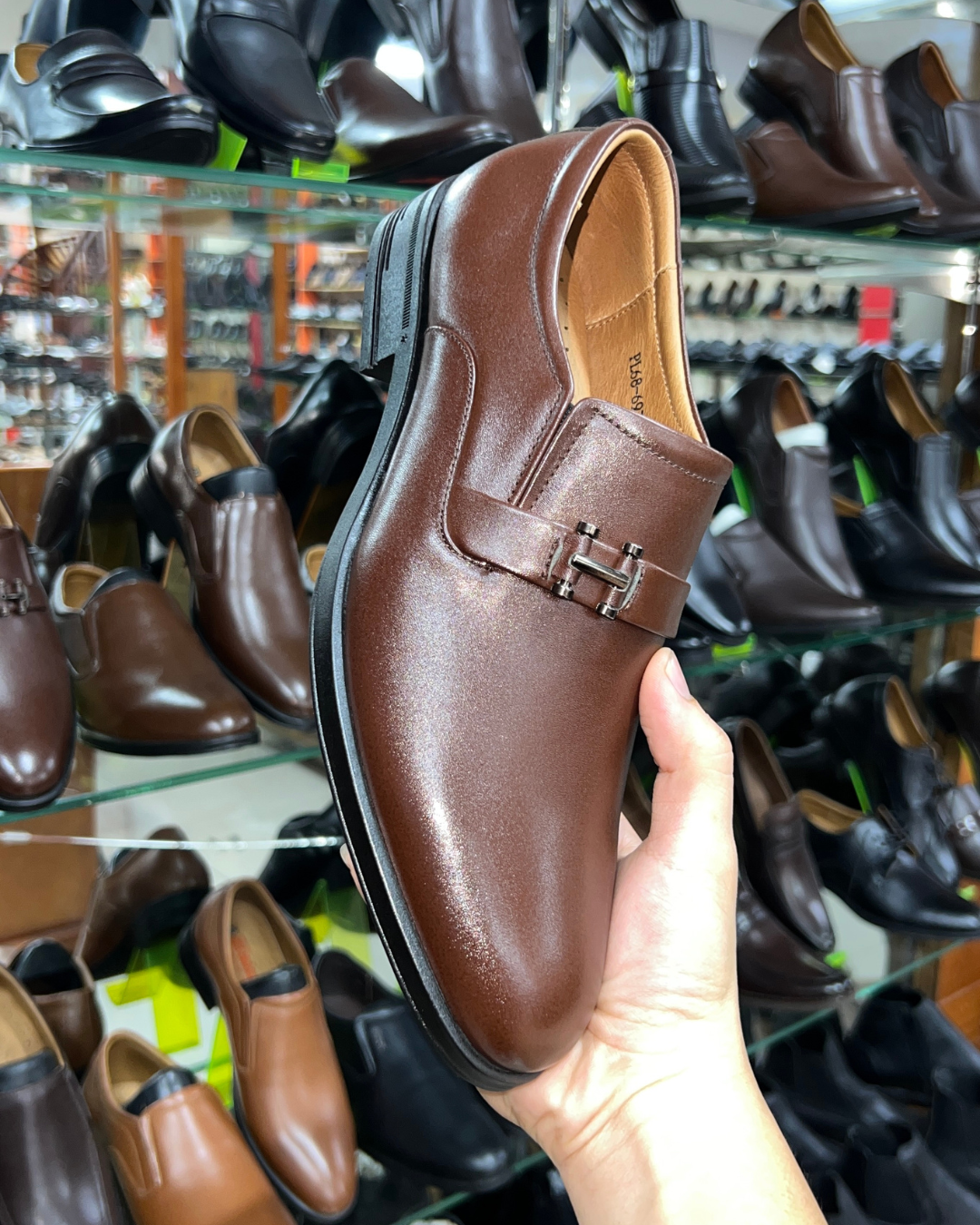 Giày tây da bò trơn - TAY060