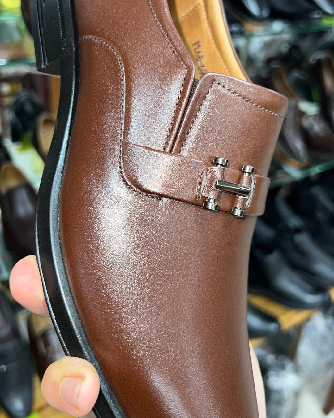 Giày tây da bò trơn - TAY060